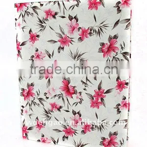 Color Flowers Art Paper Wrapping Ring Binder Desktop File Folder for Office Stationery Cardboard A4 or FC Size thumbnail-1