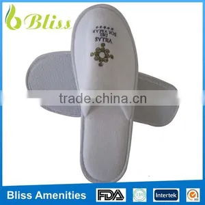 N29 Best Seling Disposable Eco-Friendly Hotel Slippers With Embroideried Customized Logo thumbnail-6