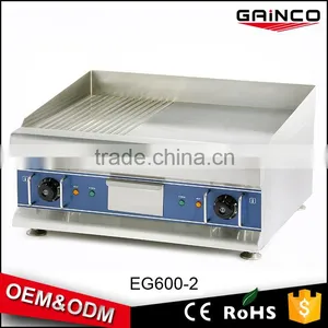 Commercial Restaurant Kitchen Equipment Cast Iron Grill Griddle Stainless Steel Electric Griddle for Sale thumbnail-1
