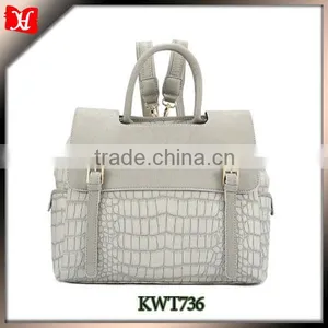 2015 The Most Popular Trendy Bag Famous Designer Bag Crocodile Leather Backpack thumbnail-1