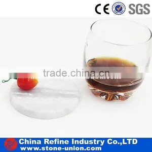 White Marble Wine and Food Serving Dinner Plates Natural Stone Tea Tray thumbnail-6