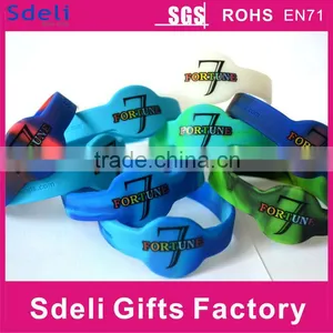 Factory New Fashion Gifts Silicone Slap Snap Bracelet thumbnail-6