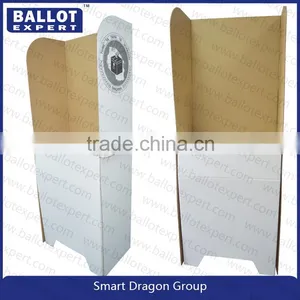 Cheap Folding Corrugate Election Ballot Exhibition Polling Booth in Two Design thumbnail-5