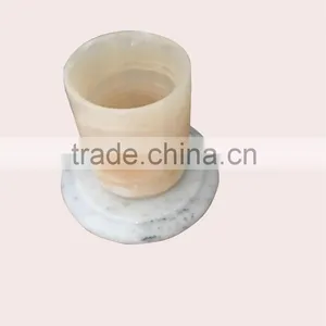 Nature Marble Stone Candle Holder/stone Holder thumbnail-1
