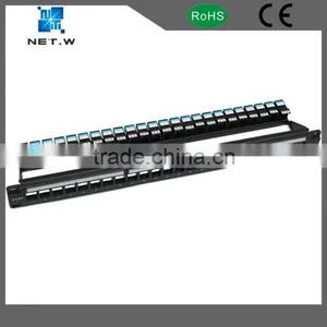 Cat6 Utp Elite Patch Panel 24 Port With Back Bar thumbnail-1