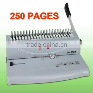 NEW A4 Wire Comb Coil Hole Punch & Binder Book Binding Machine 10Sheets 250Pages thumbnail-1