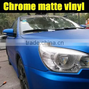 Matte Chrome Vinyl Car Wrap ,Factory Directly Price thumbnail-1
