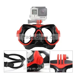 With Connector to Fit Action Sports Cameras Scuba Diving Mask thumbnail-3