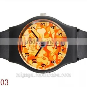 Most Fashion Teen Color Sports Plastic Watch thumbnail-2