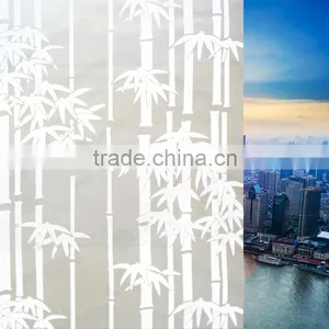 PVC Decorative Film for Glass Door and Window,China Bamboo Pattern Decorative Film for Home and Office thumbnail-3