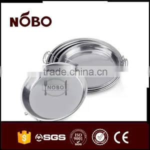 Cake Plate With Handles,stainless Steel Snacks Serving Tray thumbnail-3