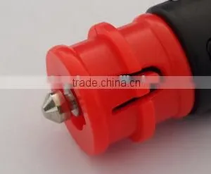 Wholesale European Style ac Adapter Red Head Male Cigarette Lighter Plug thumbnail-2
