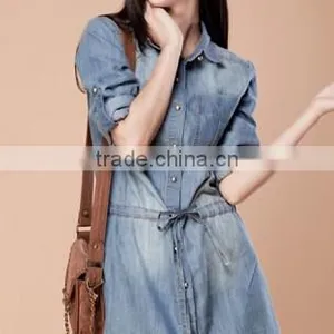 2015 Women Shenzhen Dress Leisure Jeans Dresses Girl thumbnail-1
