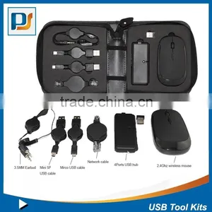 2015 Hot Selling Cheap Price Portable Mobile Charging USB Tool Kits Travel Set thumbnail-2
