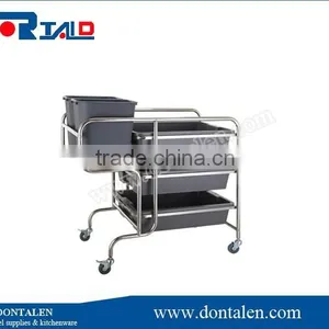 Round Tube S/s Dish Collecting Cart thumbnail-1