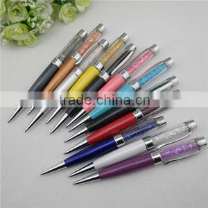 TCR-0802 Fat Novelty Crystal Ball Pen , 3 in 1 Crystal Pen With Usb Drive thumbnail-1