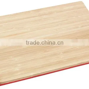 Bamboo Chopping Board With Silicone Hole for Kitchen Cutting Usage thumbnail-3