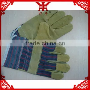 Xxl Cow Split Leather Work Gloves thumbnail-1