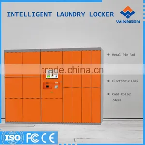 Unattended Self Service Laundry Locker Accept Coin and Bill thumbnail-1