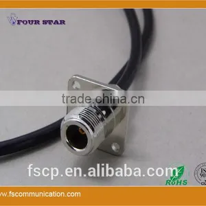 LMR200 Cable Assembly With N Female Flange Clamp to SMA Male Crimp Connector thumbnail-2