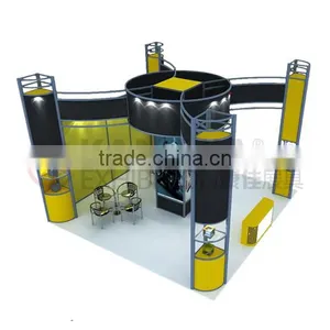 3 Sides Open Booth Design thumbnail-1