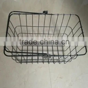 High Quality Hangzhou Factory Metal Wire Bicycle Basket thumbnail-1