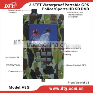 2.5'' TFT sd Card hd Portable Mini Dvr With Gps, V8G thumbnail-4