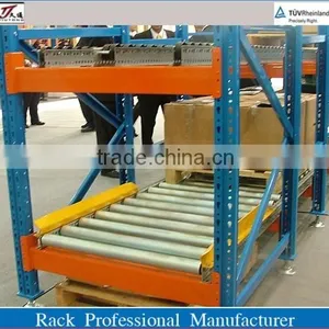 Gravity Self-slide Warehouse Roller Rack System, Gravity Flow Racking thumbnail-1