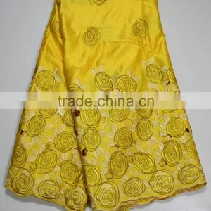 Fashion Wedding Dress Raw Silk Fabrics Natural Silk Fabric Pure Silk Fabric thumbnail-6