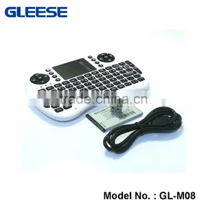 2016 Gleese 2.4ghz Rii i8 Air Fly Mouse Wireless Mini Keyboard With Touchpad thumbnail-2