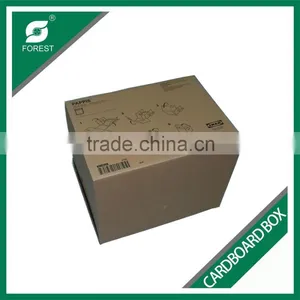USED CARDBOARD STORAGE BOX FOLDABLE DEEDBOX WITH LID ONE PIECE PACKING BOX FOR ARCHIVES SHIPPING thumbnail-2