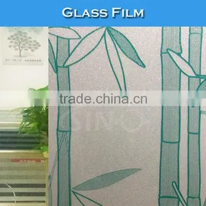 BL25 Self Adhesive Decorative 3D Glass Clear Window Tint thumbnail-1