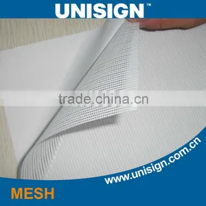 Unisign Good Quality Advertisement Banner Printing Material Pvc Coated Polyester Mesh Fabric thumbnail-4
