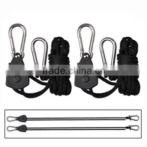 Hydroponic Light Reflector Hanger Heavy Duty Rope Ratchet Lashing Belt thumbnail-1