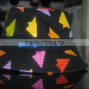 Customed 2015 Fashion Printed Pattern Bucket Hats thumbnail-1