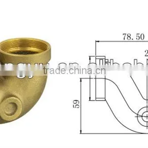 Brass P Trap thumbnail-1
