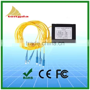 1x2/4/8/16/32/64 SC FC UPC APC FTTH Optic Fiber Splitter Box PLC Fiber Optic PLC Splitter thumbnail-1