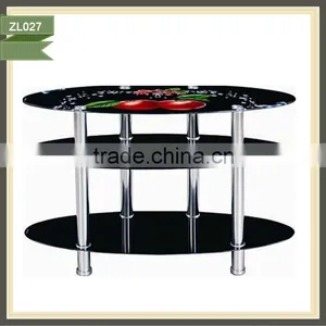 Back Board Glass tv Stand tv Unit Led tv Wall Unit ZL027 thumbnail-1