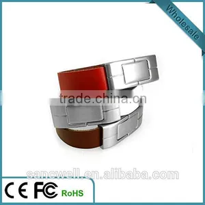 New Design Leather Bracelet USB Flash Drive thumbnail-3