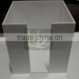 Best Selling Acrylic Cube Memo Box Notes Paper Holder thumbnail-3