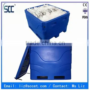Insulated Container for Fish, Plastic Fish Cooler, Fish Storage Container thumbnail-1