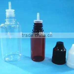Plastic Clear PET E-liquid Oil Dropper Bottle,smoke Oil Dropper Bottle With Childproof Cap thumbnail-3