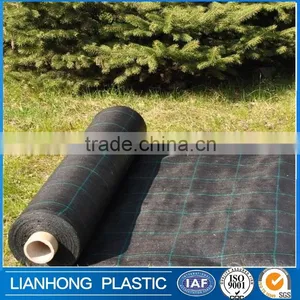 Heavy Duty Anti-weed Fabric Membrane, China Anti-UV Plastic Woven Geotextile Weed Barrier , Weed Control Membrane 2mx50m thumbnail-3