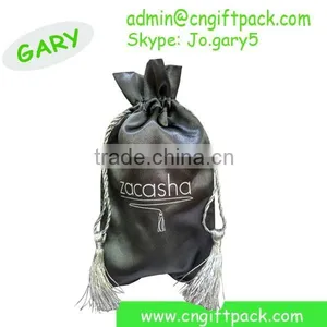 White Promotion Design Gift Bag Drawstring Light Bags for Gift thumbnail-3
