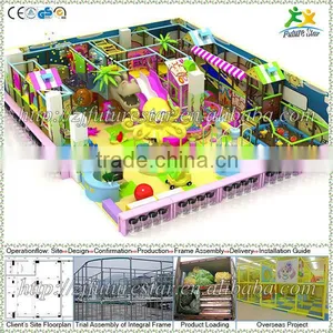 Free Design CE & GS Standard Eco-friendly LLDPE Kids Indoor Kindergarten Equipment thumbnail-1