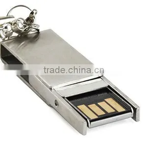 Stainless Steel Swivel Style USB Flash Drive thumbnail-2