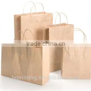 Cheap Shopping Paper Bag Kraft Paper Bag Custom Gift Paper Bag Printing thumbnail-4