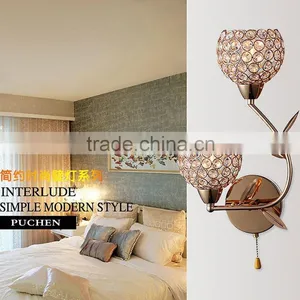 Crystal LED Wall Lamp With Cheap Price High Quality Simple Fashion Bedroom Lights Model BD102 thumbnail-1