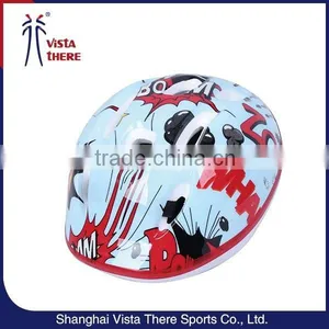 Colourful Logo Print Lovely Fashion Foam Kids Bicycle Helmet thumbnail-5