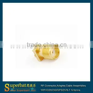 SMA End Launch Jack PCB Mount Short Version Compression Waterproof Connector thumbnail-1